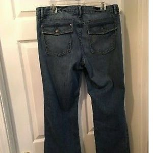 BANANA REPUBLIC Denim Jeans Womens Size 14R Flap P